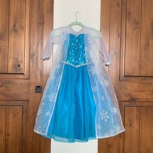Elsa dress - hand made - size 6